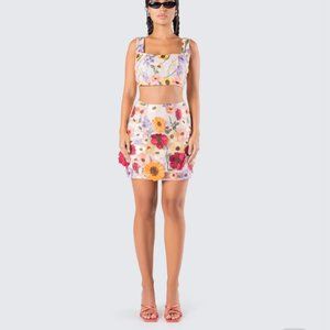 Finesse Madelyn Top & Skirt Set (Top in sizes S and M; Skirt in size M)